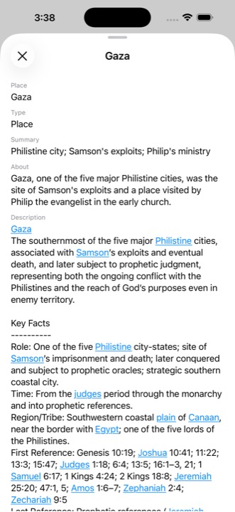 GHSB Go Deeper entry for Gaza with biblical context